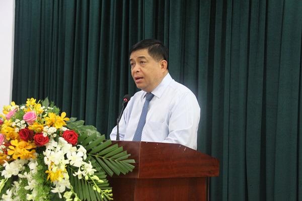 Bộ trưởng Nguyễn Chí Dũng đề nghị các ý kiến thảo luận tập trung vào những vấn để đưa ra các giải pháp, quyết sách