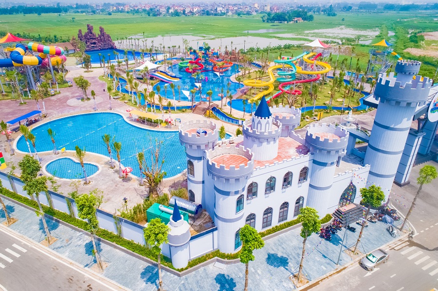 Công viên nước Thanh Hà – khu vui chơi giải trí với quy mô lên tới 18.732m2