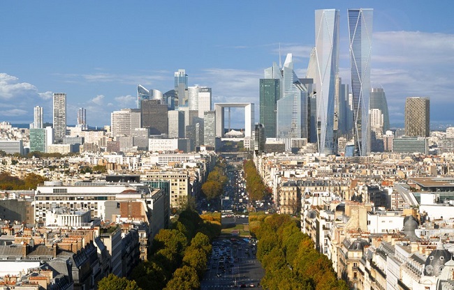 Quy hoạch khu La Defence (khu thành phố mới) bên ngoài lõi đô thị để giữ sạch hoàn toàn một Paris cổ kính.