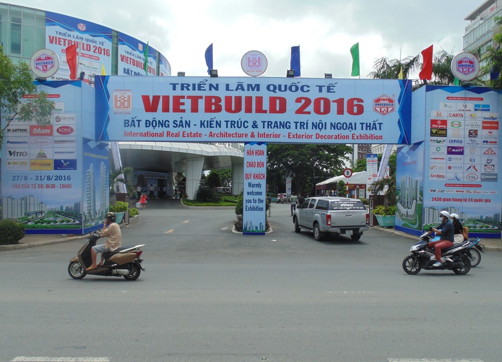 Triển lãm Quốc tế VIETBUILD 2016 lần 2 diễn ra tại TP Hồ Chí Minh từ ngày 27/8 - 31/8/2016.