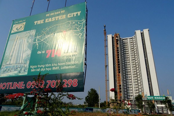 Nhiều cư dân phản ánh về tình trạng chất lượng của dự án The Easter City quá kém.