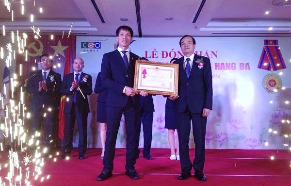 Công ty Cổ phần Tập đoàn C.E.O (CEO Group) đã long trọng tổ chức Lễ đón nhận Huân chương Lao động hạng Ba.