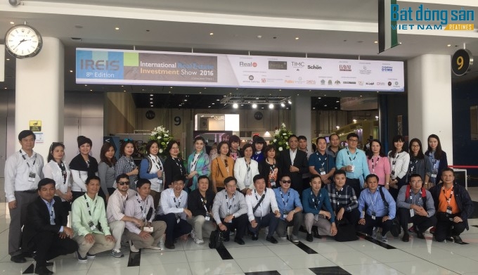 Đoàn công tác tại hội chợ BĐS Dubai 2016.