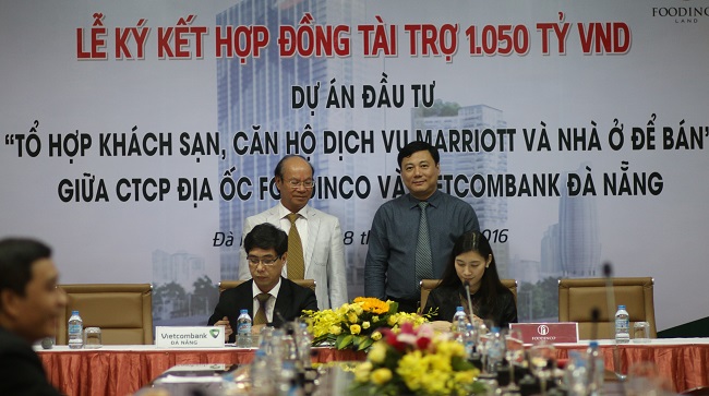 Đại diện Vietcombank Đà Nẵng và CTCP Địa ốc Foodinco ký Hợp đồng Tín dụng