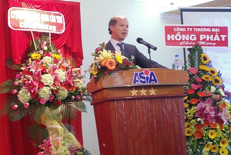 Ông Nguyễn Trần Nam, Chủ tịch Hiệp hội BĐS Việt Nam phát biểu tại Hội nghị. 