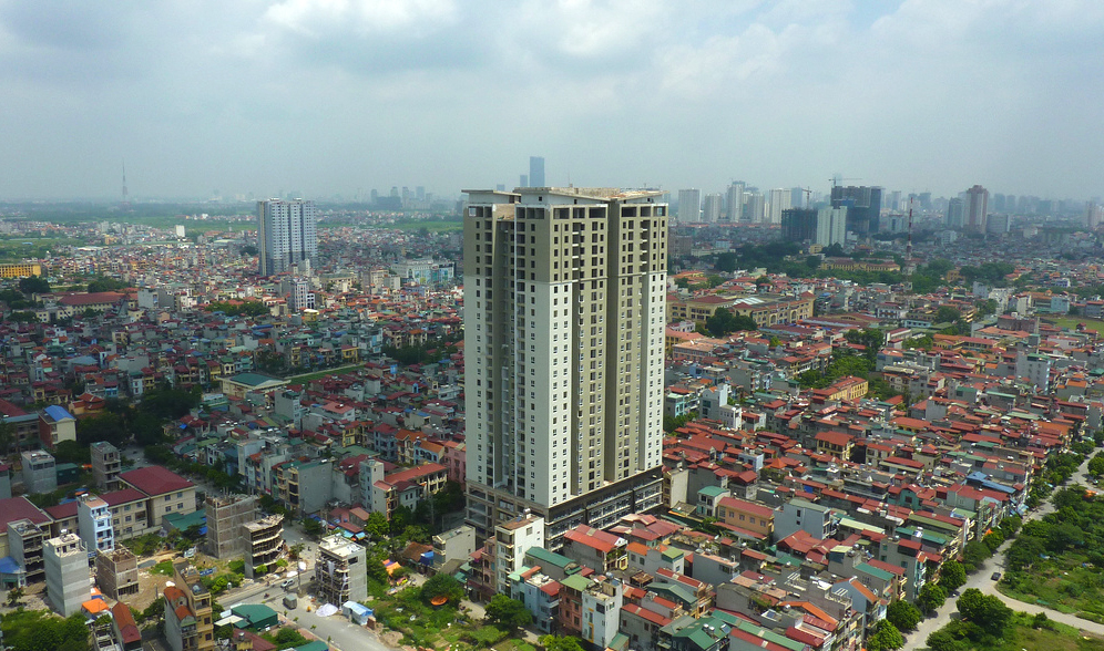 HUD3 Tower cao 30 tầng với 244 căn hộ.