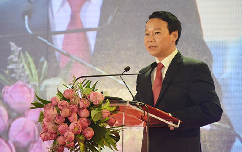 Ông Đỗ Đức Duy - Chủ tịch UBND tỉnh Yên Bái phát biểu tại buổi lễ