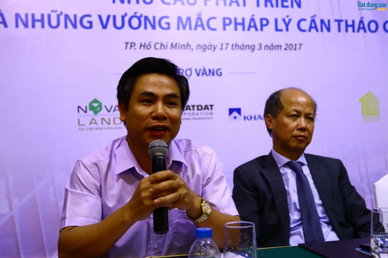 Ông Nguyễn Mạnh Khởi, Phó Cục trưởng Cục quản lý nhà và thị trường BĐS.