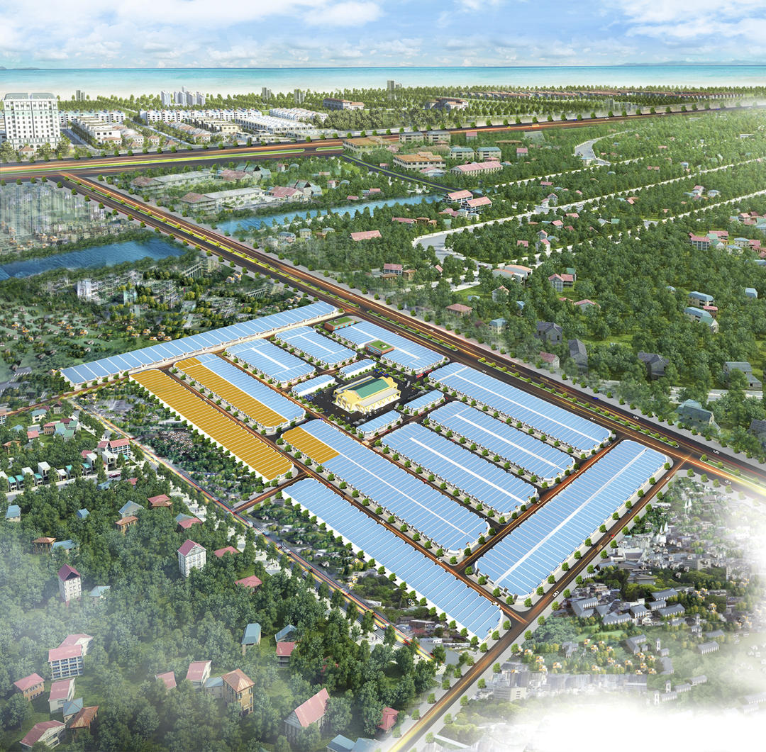 Mô hình giai đoạn II dự án New Điện Dương City.