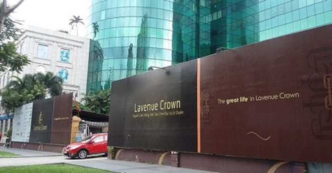 Lavenue Crown cũng trở thành bãi giữ xe ở ngay trung tâm Sài Gòn - Ảnh: Danh Phú.p/