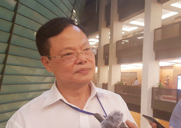 Cục trưởng Cục Chống tham nhũng Phạm Trọng Đạt trong một lần trả lời báo chí bên hành lang Quốc hội.