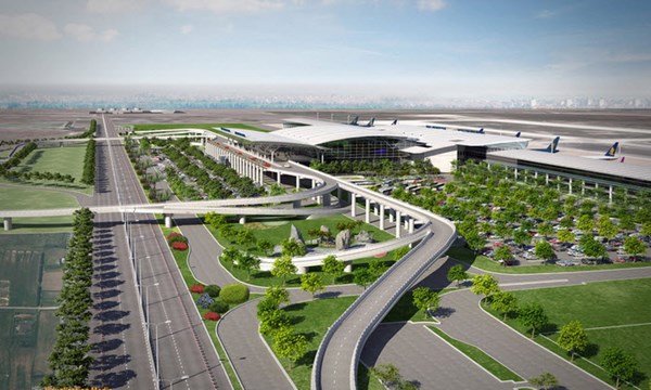 Phối cảnh Dự án sân bay - nhà ga hàng không quốc tế Long Thành.