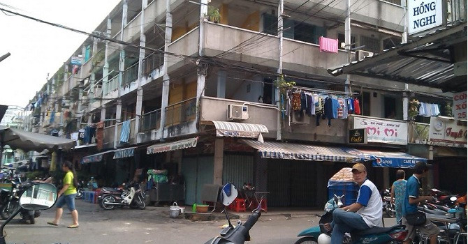 Chung cư Nguyễn Thiện Thuật, quận 3.