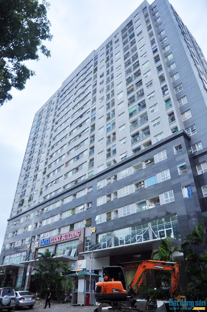 Công trình NƠX Bắc Hà Lucky Building 30 Phạm Văn Đồng bao gồm 1 tòa nhà cao 19 tầng.