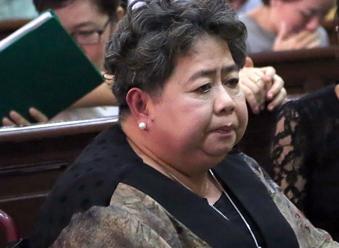 Bà Hứa Thị Phấn tại phiên tòa xét xử Phạm Công Danh, tháng 8.2016
ẢNH: ĐÀO NGỌC THẠCH.