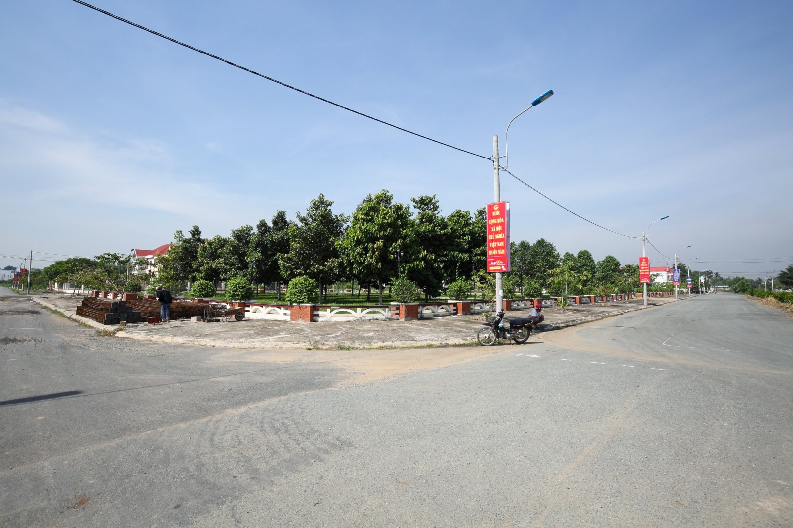Hạ tầng dân cư Trung tâm hành chính Thủ Thừa.
