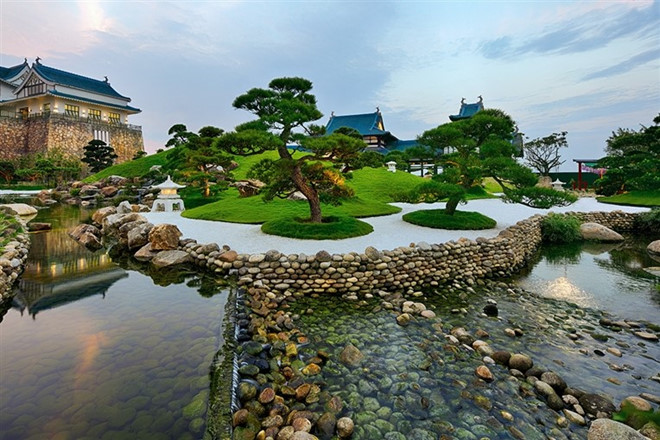 Vườn Nhật tĩnh tại ngay trên đất Hạ Long.