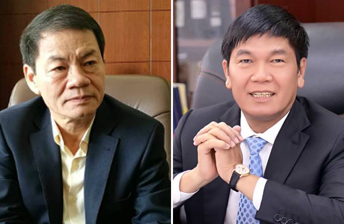 Ông Trần Bá Dương (trái) và ông Trần Đình Long (phải) đã vào danh sách tỷ phú năm nay.