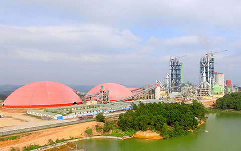 Dự án Nhà máy Xi măng Sông Lam vận hành và hoạt động đúng thiết kế.