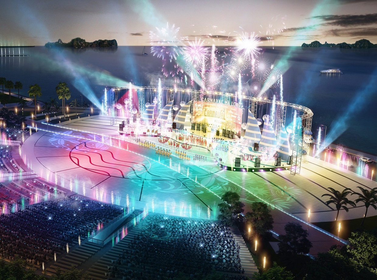 Dự án Sun Plaza Grand World nằm kề bên Quảng trường Sun Carnival Plaza - trung tâm sự kiện của Quảng Ninh.