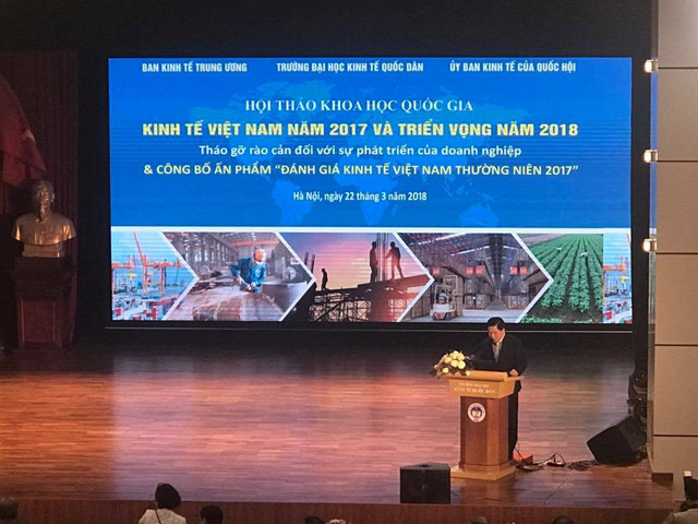Hội thảo khoa học về Kinh tế Việt Nam năm 2017 và Triển vọng năm 2018.