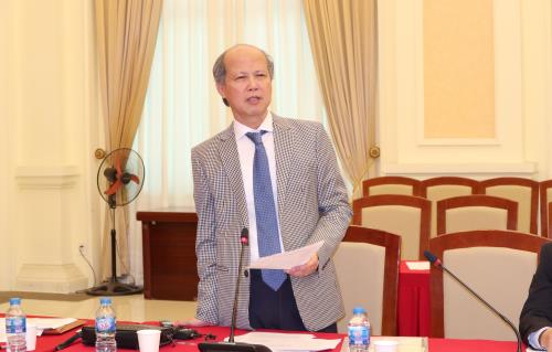 Ông Nguyễn Trần Nam – Chủ tịch Hiệp hội Bất động sản Việt Nam phát biểu tại Hội nghị. Ảnh: Thu Hằng/BNEWS/TTXVN