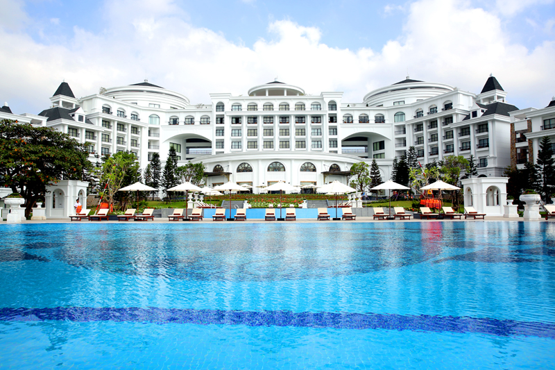 Khu nghỉ dưỡng 5 sao Vinpearl Hạ Long Bay Resort được đầu tư đẳng cấp, sang trọng.