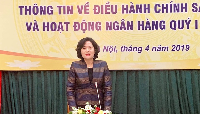 Bà Nguyễn Thị Hồng, Phó thống đốc Ngân hàng Nhà nước.