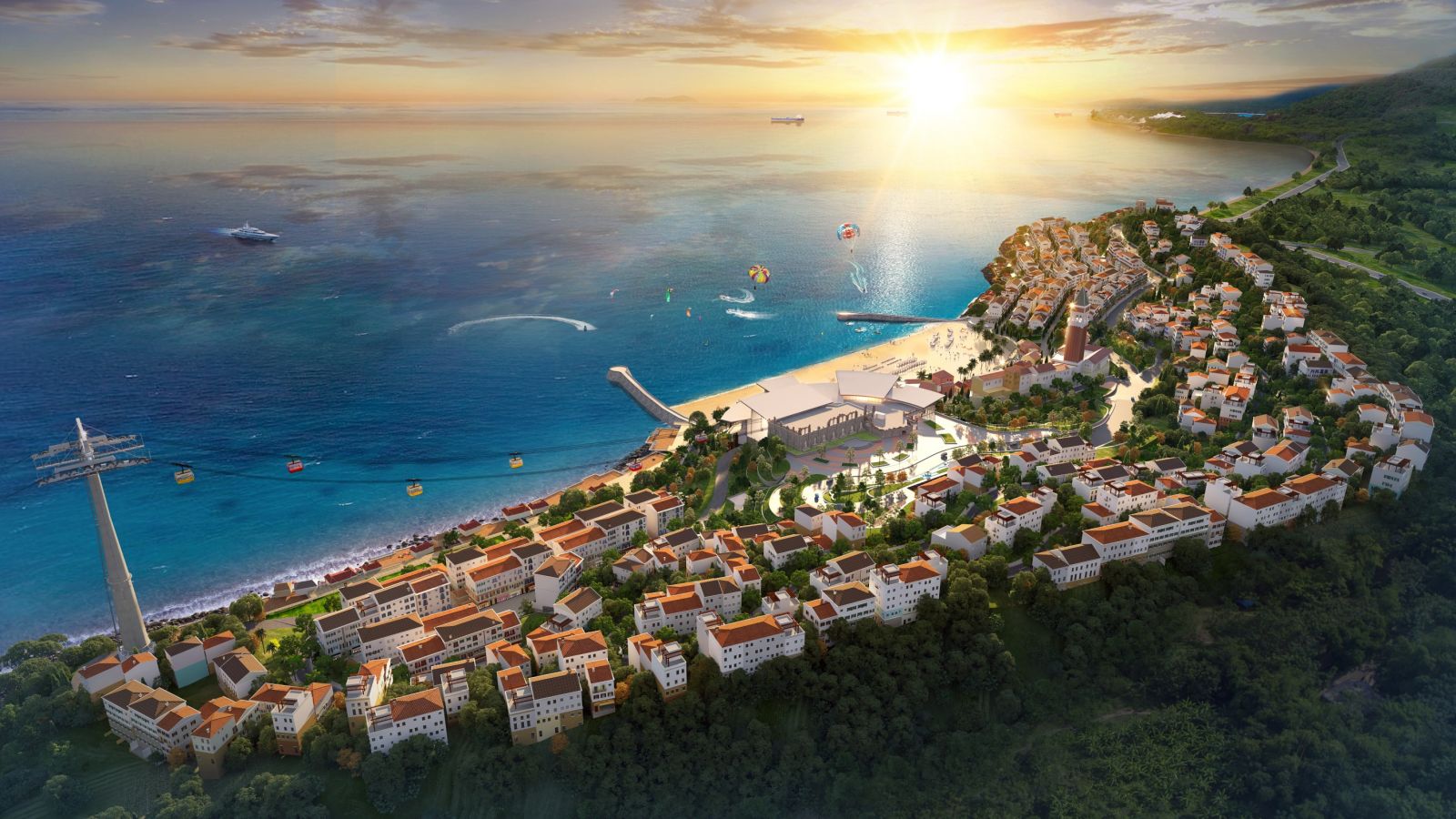 Sun Premier Village Primavera được tái hiện tựa như một Amalfi trên đảo Ngọc