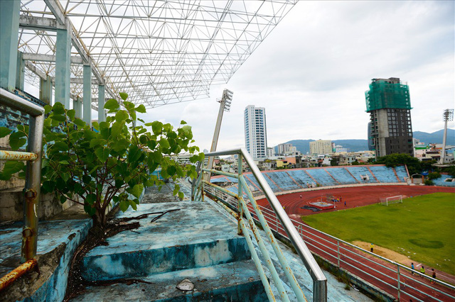 Sân vận động Chi Lăng hoang tàn sau gần 8 năm bán cho doanh nghiệp - Ảnh 2.