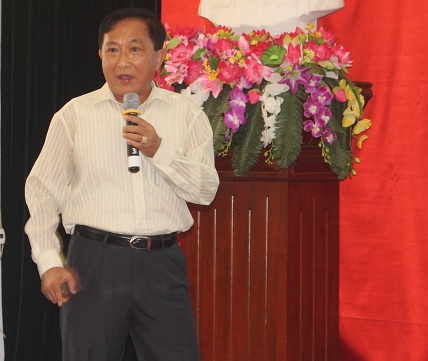 KS. Nguyễn Văn Đực trình bày tại Hội thảo.