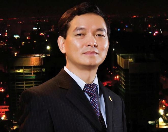 Ông Lê Viết Hải - Chủ tịch HĐQT kiêm Tổng giám đốc công ty CTCP Xây dựng và Kinh doanh địa ốc Hòa Bình.