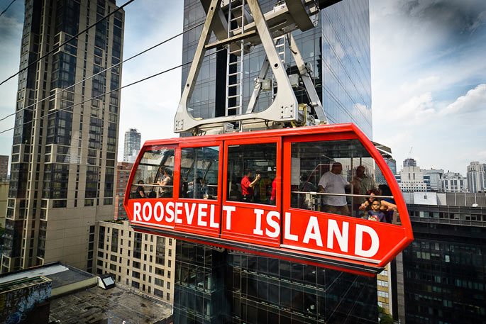 Roosevelt Island Tramway ở New York. (Ảnh: Island Tramway)