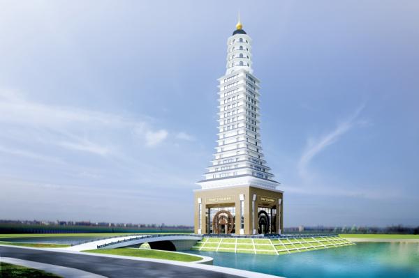 Tháp biểu tượng 300 tỷ đồng của Thái Bình sẽ cao 25 tầng.