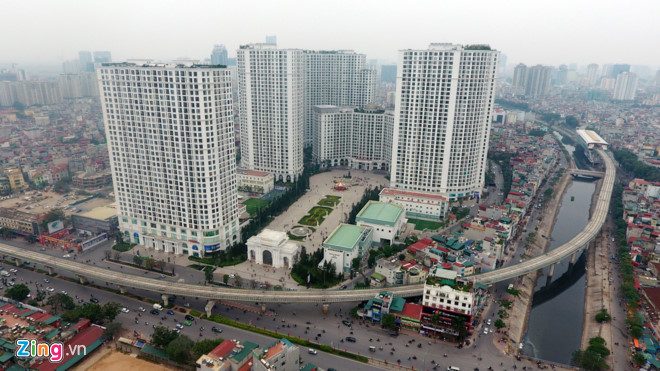 Một khu chung cư được định giá cao cấp ở Hà Nội. Ảnh: Tiến Tuấn.