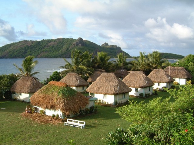 Nhà ở truyền thống ở Fiji (Nam Thái Bình Dương) (Nguồn: www.worldpress.com)