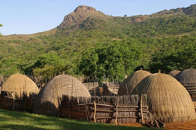 Nhà ở truyền thống ở Swarziland (Nam Phi) (Nguồn: www.visitswazi.com)