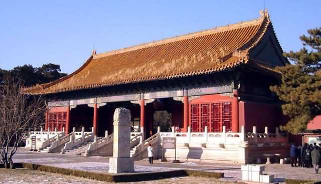 Toàn cảnh Trường Lăng của Minh Thành Tổ Chu Đệ - lăng mộ bề thế và có niên đại lâu nhất trong quần thể Thập Tam Lăng.