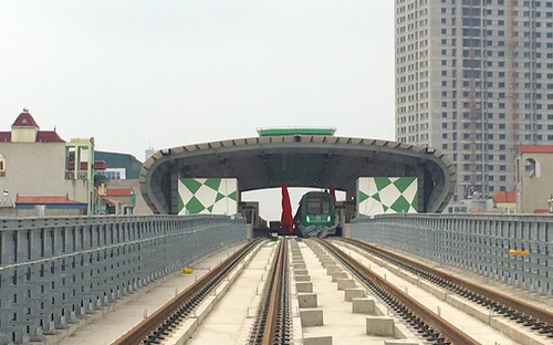 Đường sắt Cát Linh - Hà Đông do Tổng thầu EPC - Tập đoàn Cục 6 Đường sắt Trung Quốc thi công.
