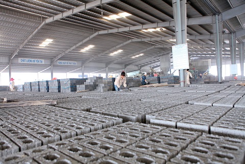 Nhu cầu sử dụng gạch không nung ngày càng tăng do xu hướng phát triển Công trình Xanh tại Việt Nam.