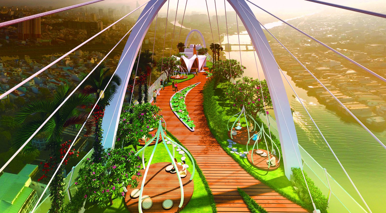 Chào đón vườn thiền trên không Sky Park 5.000 m2 lần đầu tiên tại Việt Nam.