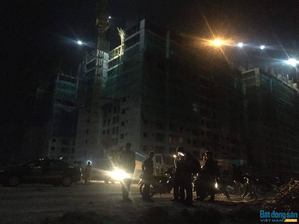 Hiện trường vụ tai nạn tại khu đô thị Thanh Hà Cenco 5- Mường Thanh