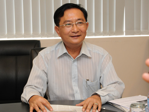 Ông Nguyễn Văn Đực, Phó Giám đốc Công ty TNHH Địa ốc Đất Lành.