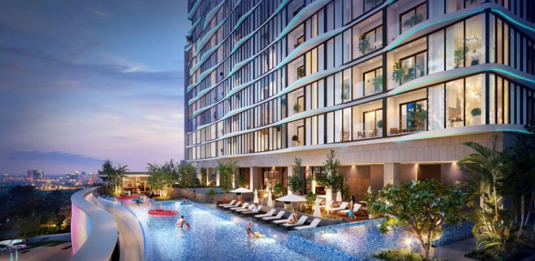 Nổi bật nhất trên thị trường Đà Nẵng hiện nay phải kể đến dự án Coco Ocean - Spa Resort thuộc tổ hợp Cocobay. 