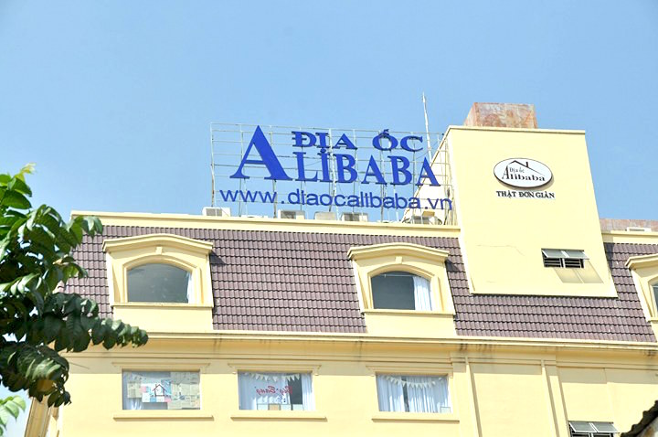 Văn phòng công ty CP địa ốc Alibaba đặt tại Q.Thủ Đức