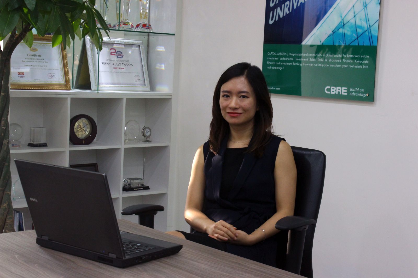 Bà Nguyễn Hoài An, Giám đốc Bộ phận tư vấn và nghiên cứu CBRE Hà Nội 