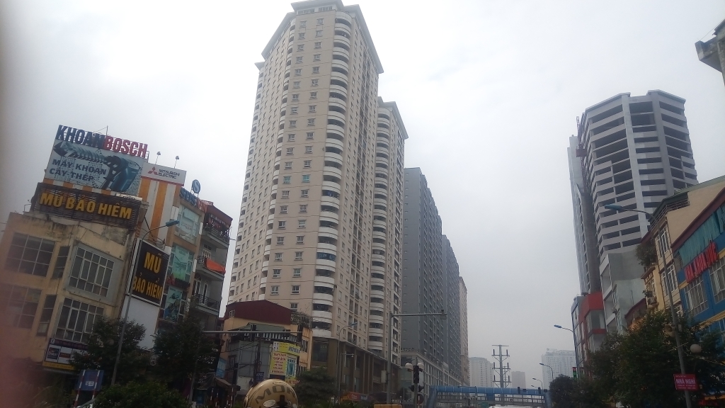 Đại đa số sản phẩm nhà ở chào bán trong năm ở Hà Nội là căn hộ chung cư. Ảnh: Nhật Bình.
