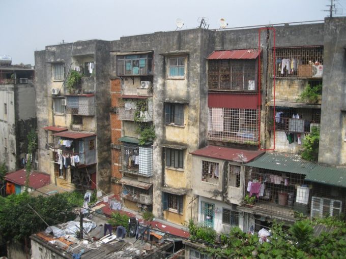 hiện tại trên đại bàn thành phố có khoảng hơn 1.500 chung cư cũ từ 2 đến 5 tầng