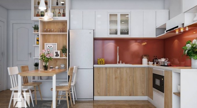 Thiết kế nội thất cho căn bếp không khó nhưng quan trong là tạo được cảm hứng cho căn phòng