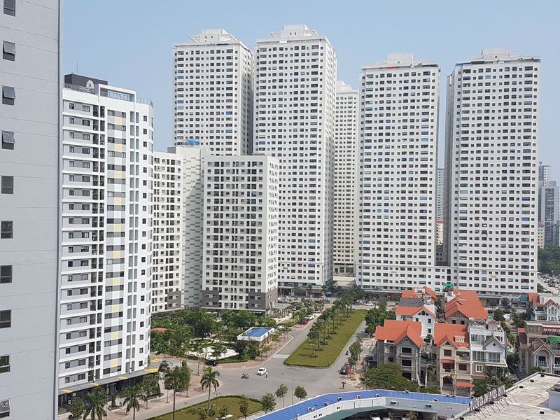 Nhiều khu nhà giá rẻ mọc lên tại khu đô thị Linh Đàm